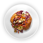 Baked Potato Cheese & Coleslaw 